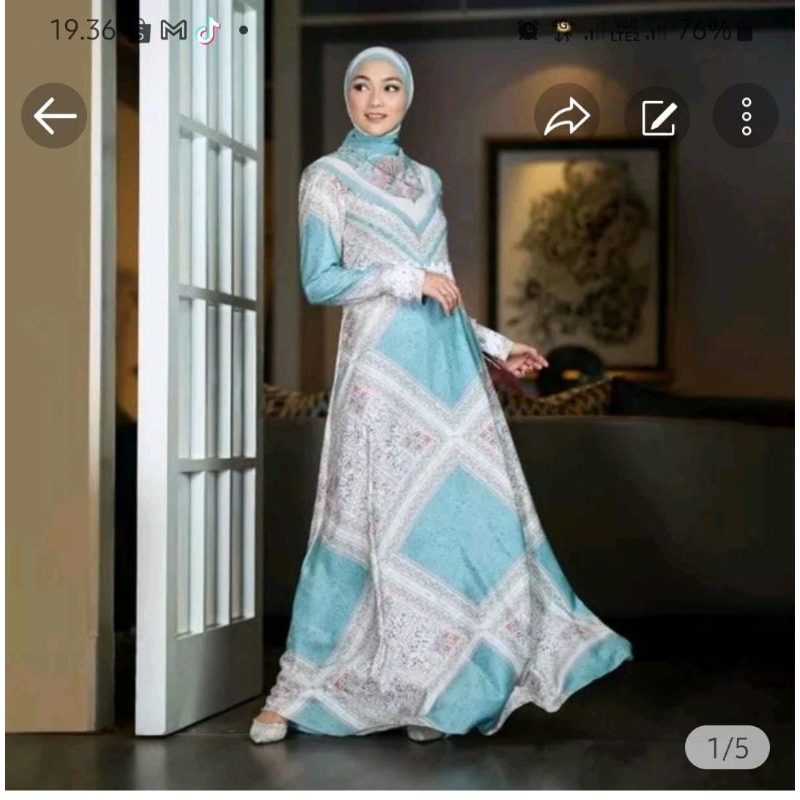 Mandjha Dress Ivan Gunawan Fashion Original Motif Cherish XXL Dress,Ready MEHRIZ,IZMIR,CORDOBA,ANKAR