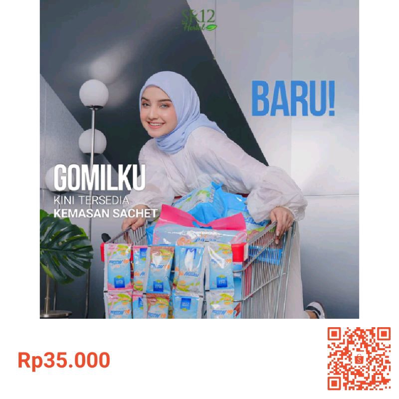 

GoMilku Sachet SR12 25gr Susu Kambing Etawa Asli Halal BPOM Susu Kesehatan