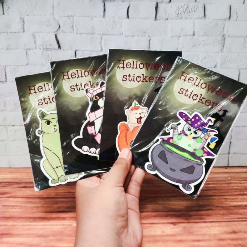 

sticker kucing halloween