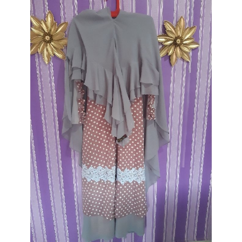 Gamis Syar'i set (Preloved)