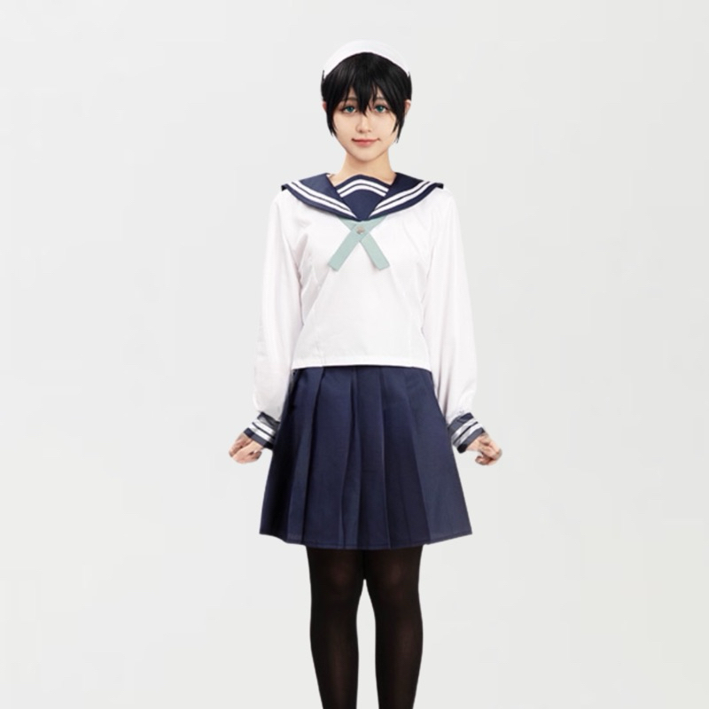 【Lolicos】Ready Amanai Riko Cosplay Costume Jujutsu Kaisen Anime Jk Uniform Seifuku Kostum