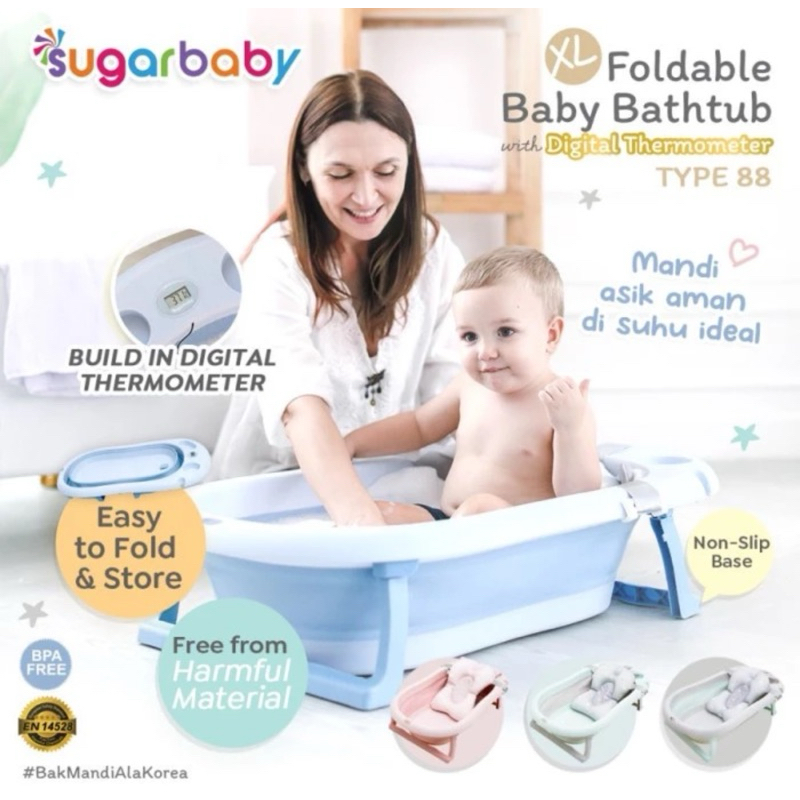 SugarBaby XL Foldable Baby bathtub