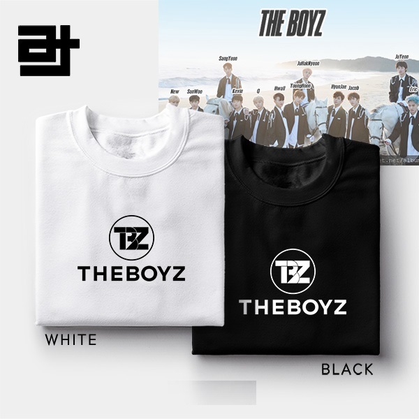 Kaos tbz the boyz kpop korea baju atasan oblong katun Sangyeon Jacob Younghoon Hyunjae Juyeon Kevin 