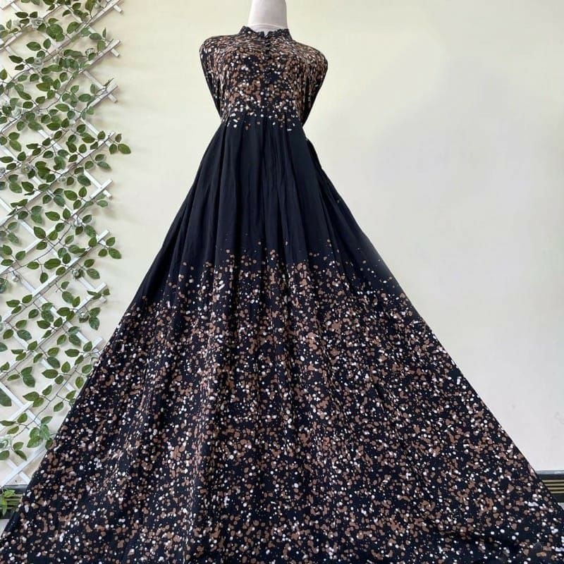 Gamis Twill Rayon Ori Gamis Terbaru Twill Gamis Syar'i Batik Premium Gamis Syar'i Gamis TERBARU New 