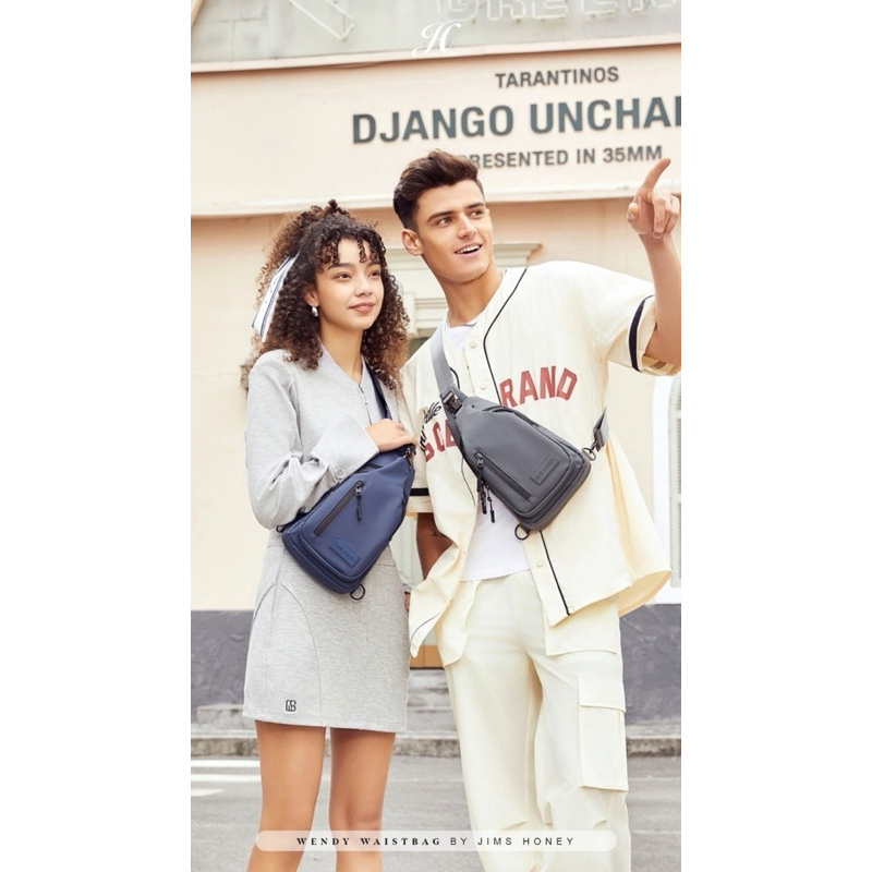 WENDY WAIST BAG BY JIMSHONEY TAS SELEMPANG UNISEX TERBARU DARI JIMSHONEY TRAVELLING BAG MUAT BANYAK 