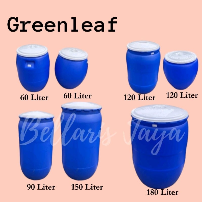 Greenleaf - Gentong Air dan Tong Air+Kran 60 , 90, 120, 150, 180 Liter / Tong Air / Gentong Plastik 