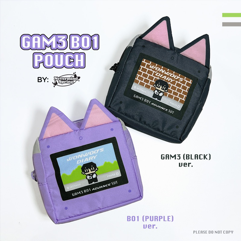 GAM3 BO1 Wonwoo Seventeen Pouch