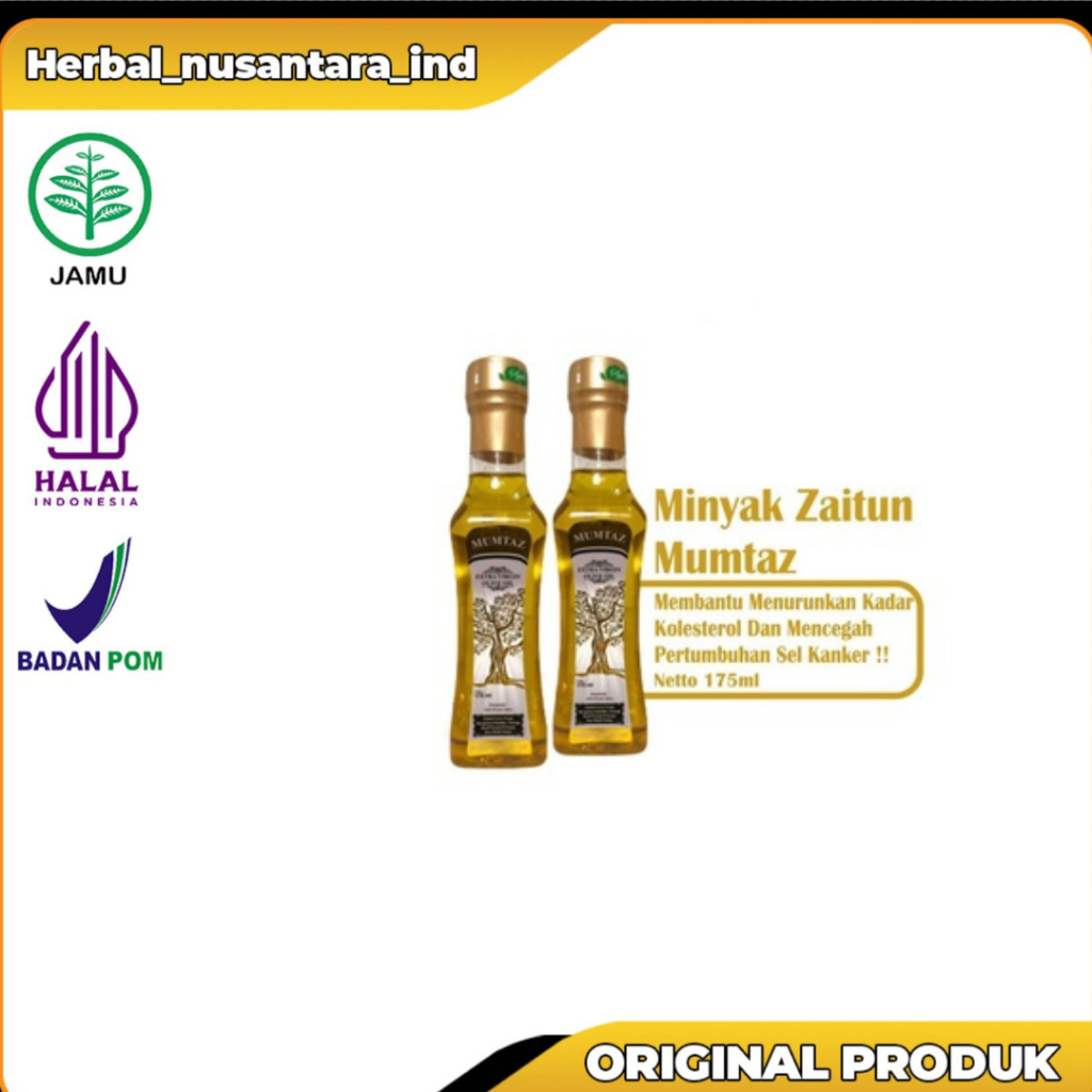 MINYAK ZAITUN MUMTAZ 175 ML MURNI 100% | MINYAK ZAITUN MUMTAZ ASLI UNTUK RAMBUT WAJAH MUKA IBU HAMIL