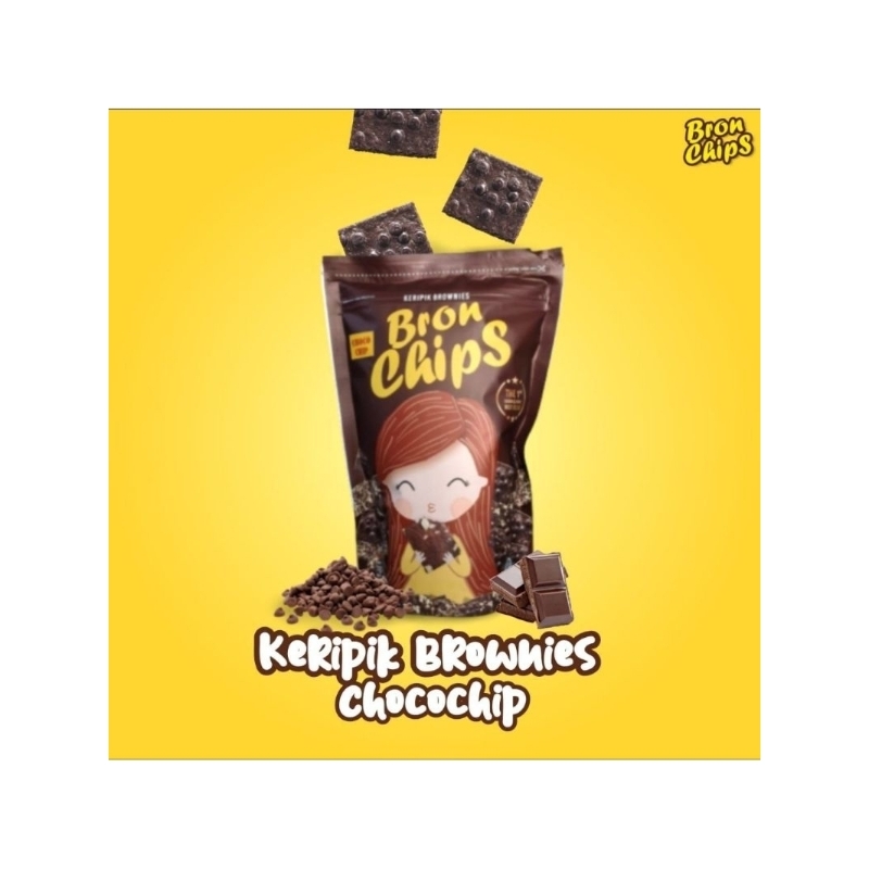 

BronChips Keripik Brownies Cookies Chips Rasa Chocochips Khas Surabaya