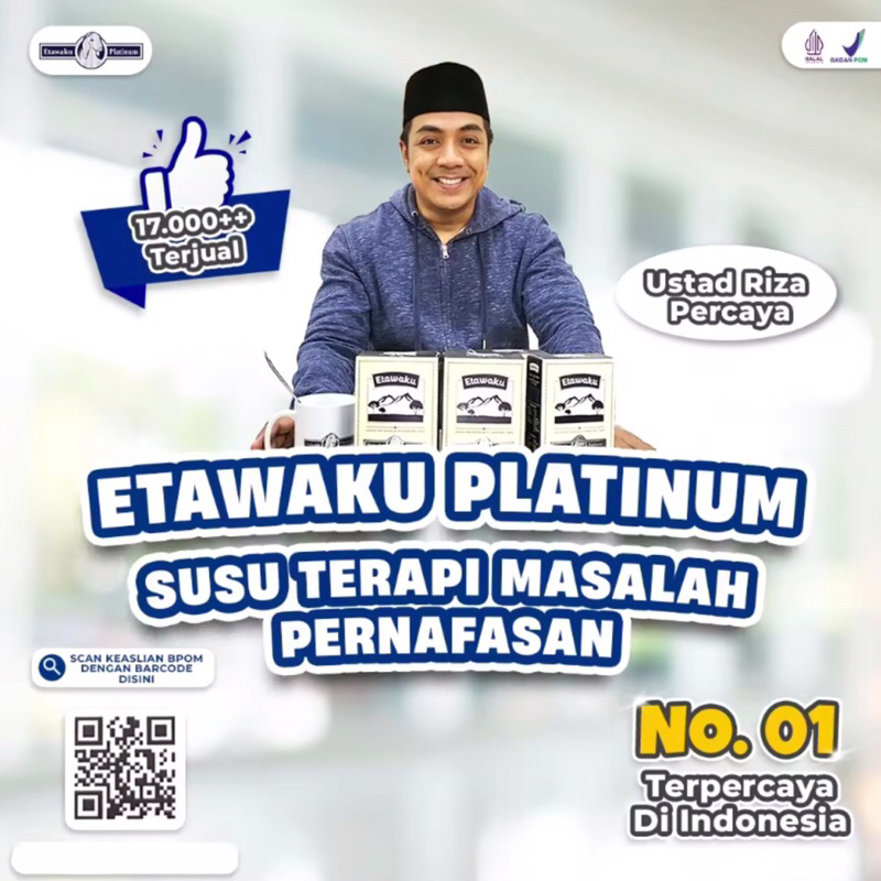 

Etawaku Platinum Asli Susu Kambing Etawa Bubuk 200gr Atasi Masalah Gangguan Pernafasan Asma Sesak Nafas Dan Tulang sendi Osteoporosis Jaga Kepadatan Tulang