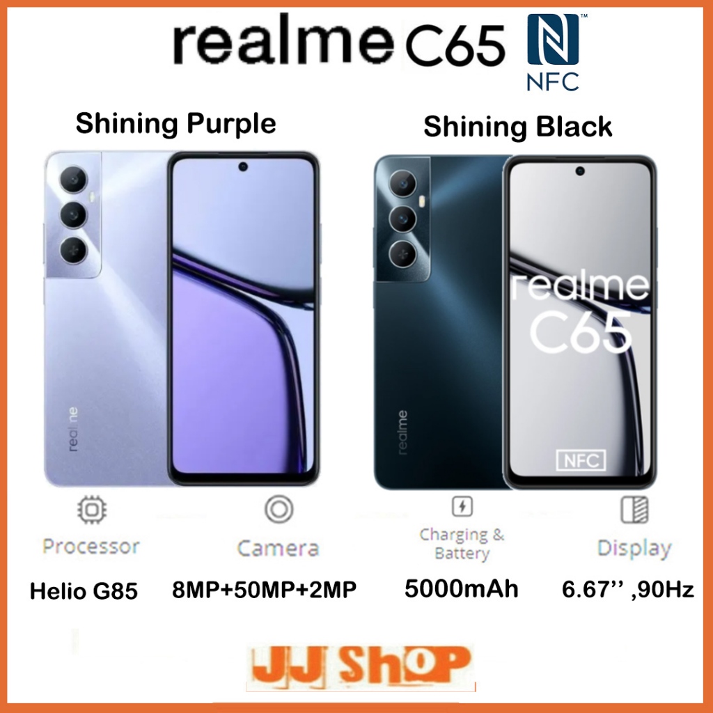 REALME C65 NFC 8/256 8/128 GB RAM 8GB +8GB* ROM 256GB 128GB GARANSI RESMI-1