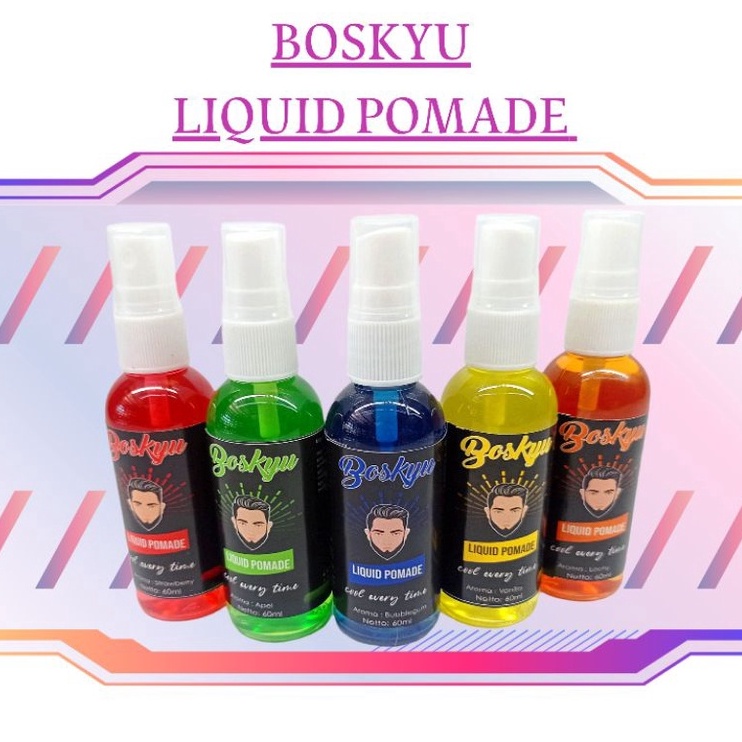 11 sale Minyak rambut pomade BOSKYU Pomade rambut cair Hair styling spray