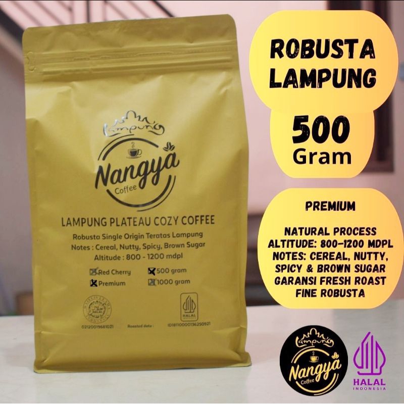 

Kopi Robusta Premium Lampung Liwa 500 Gr Gram Bisa Pilih Biji atau Bubuk by Kopi Nangya