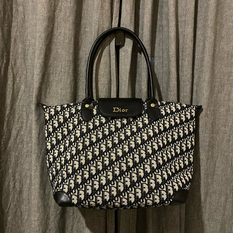 Tas Wanita DIOR Emboss Halus Motif Logo ORI Thrifting / Preloved