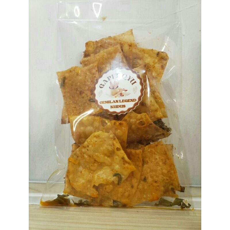 

KRIPANG kripik pangsit pedas daun jeruk 80 gram