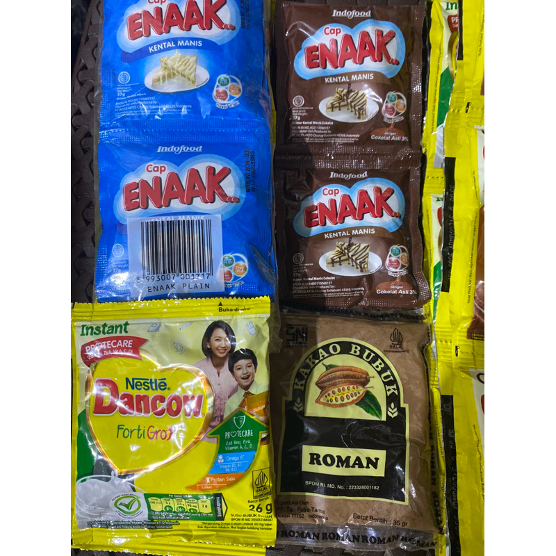 

susu dancow,enak kental manis,coklat bubuk roman