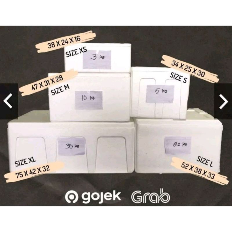 Styrofoam Box / Box Sterofoam / Styrofoam Gabus / Stereofoam second bekas