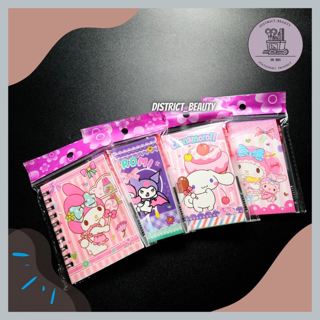 

BUKU RING SPIRAL SANRIO FREE PULPEN NOTEBOOK RING SANRIO TERMURAH