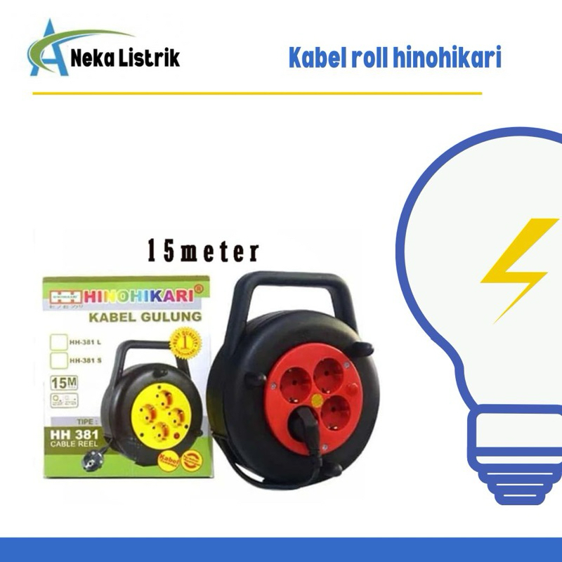 rol kabel hinohikari 15 meter / kabel roll hinohikari