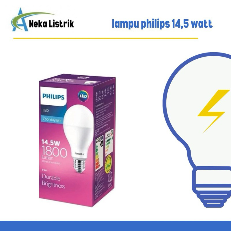 Lampu philips LED 14,5 watt