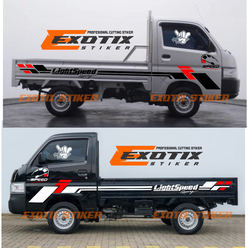 stiker cutting mobil pick up new carry stiker variasi body pick up suzuki carry