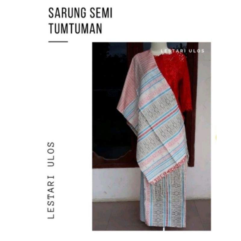 Songket  Tarutung Semi Tumtuman asli tenun tangan