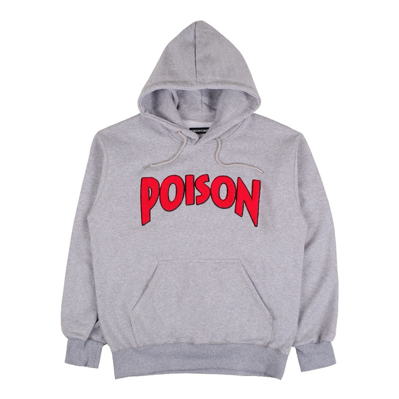 [ Berkualitas ] Poison Forever Hoodie Misty - PH004 Logo Sweatershirt Unisex