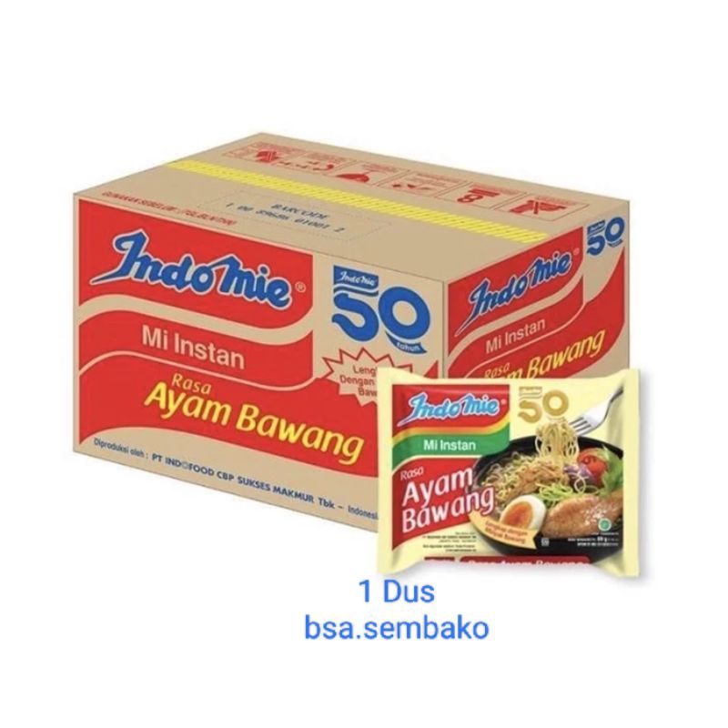 

Indomie Ayam Bawang 1 Dus 40pcs Termurah