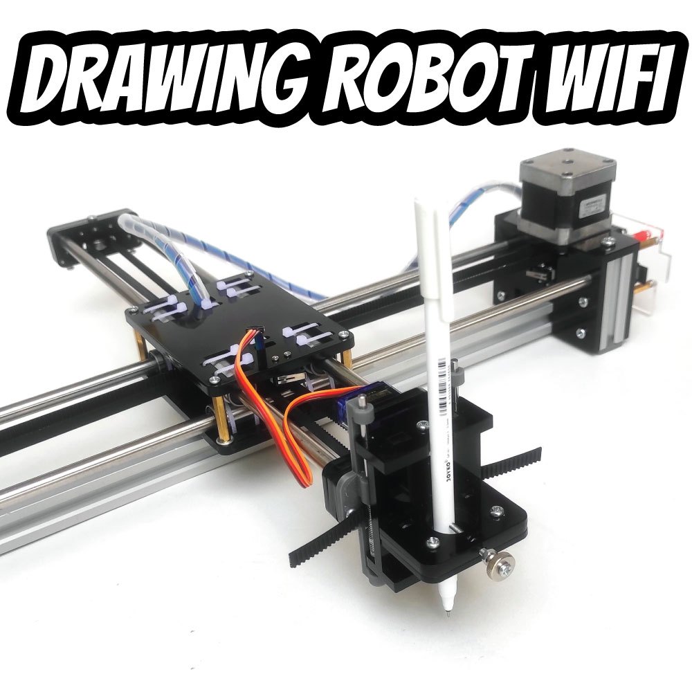Drawing Robot Wifi ESP32 Plotter Pen Drawbot DIY CNC Arduino size F4