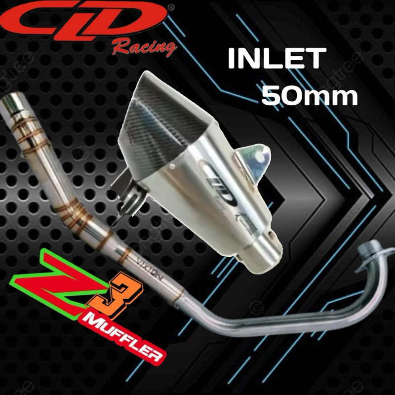 knalpot racing cld shark sport 150cc vixion R15 xabre gsx150r Cb150r Cbr150 sonic supra gtr mx dll