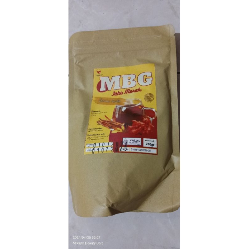 

JAHE MERAH MBG UNTUK DAYA TAHAN TUBUH IMUN BOOSTER