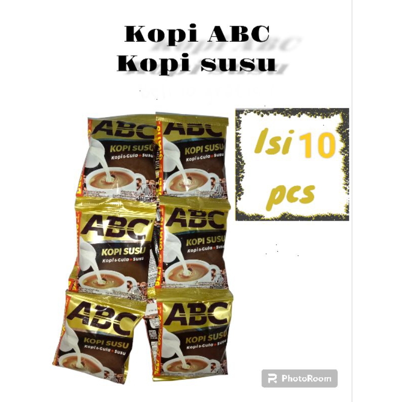 

Kopi ABC kopi & gula + susu [HARGA 1 RENTENG] 10 pcs × 30 gr kopi susu / kopi ABC / kopi nikmat