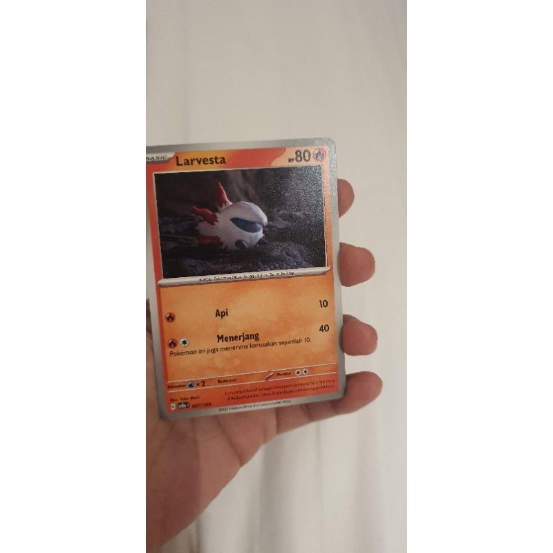 Kartu Pokemon TCG Indonesia Larvesta