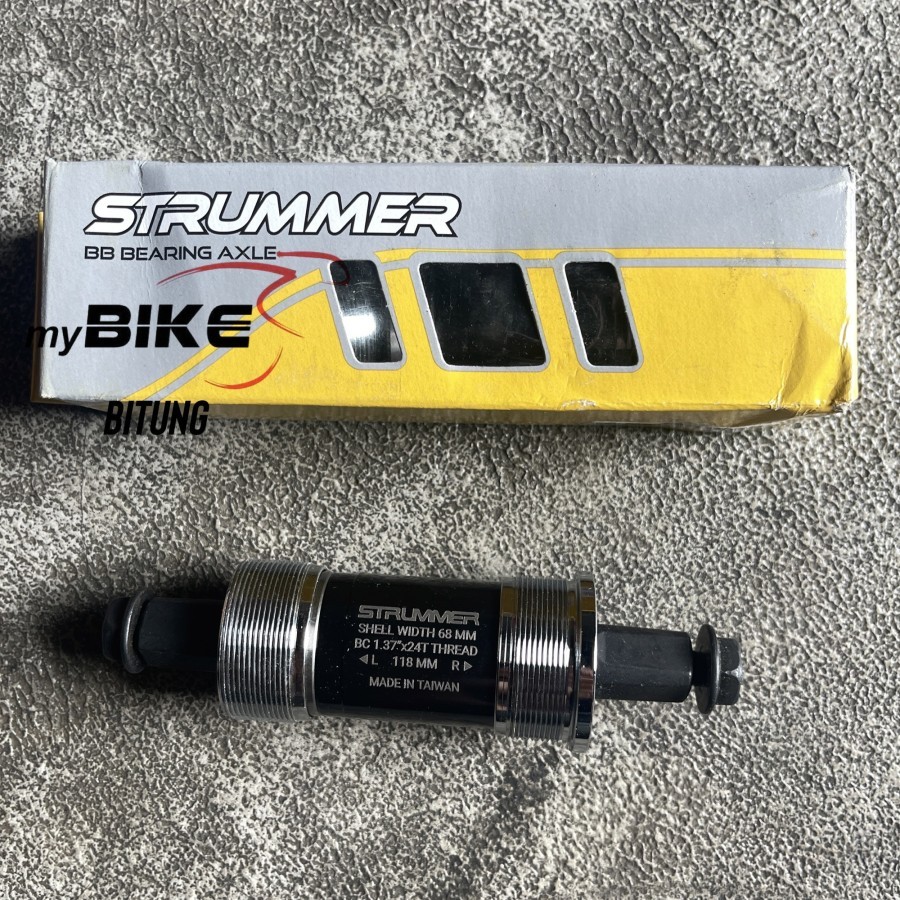 STRUMMER Bottom bracket BB kotak shell width 68mm axle 118mm