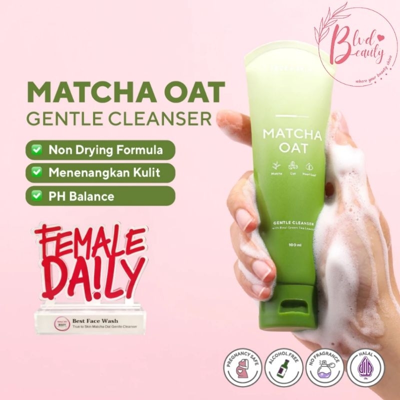 True To Skin Matcha Oat Gentle Cleanser