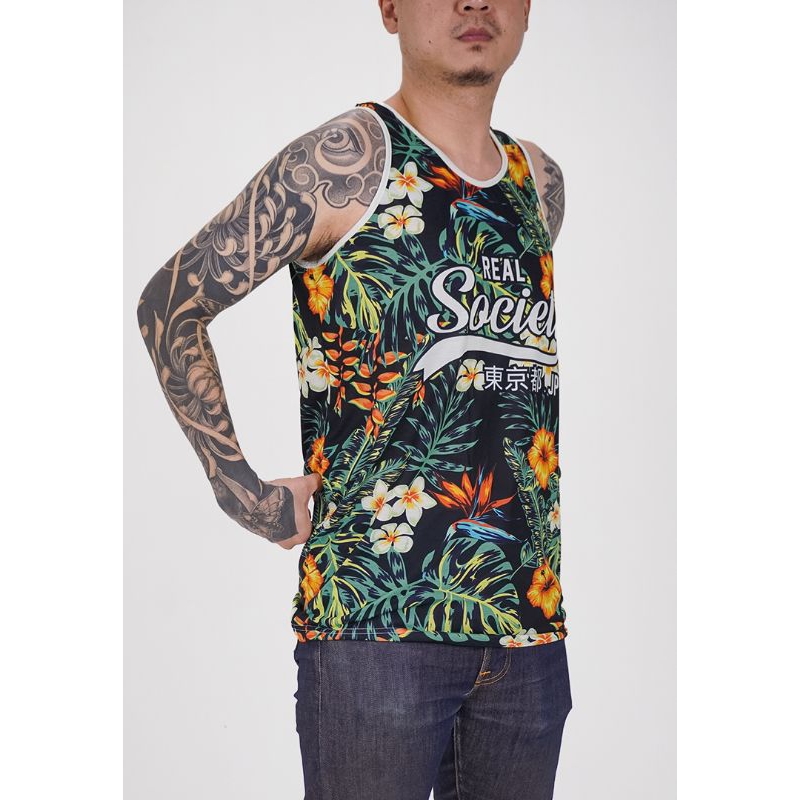 Tanktop/Singlet Pria/Wanita Dewasa | SPOON |  Olahraga/Pantai | Motif - Real Society