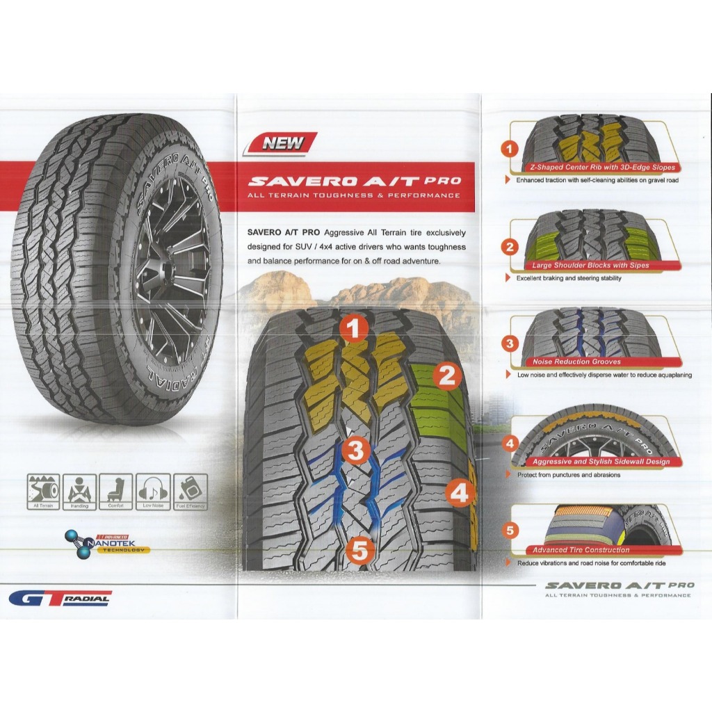 ban mobil GT Radial savero AT Pro 265/70 R16