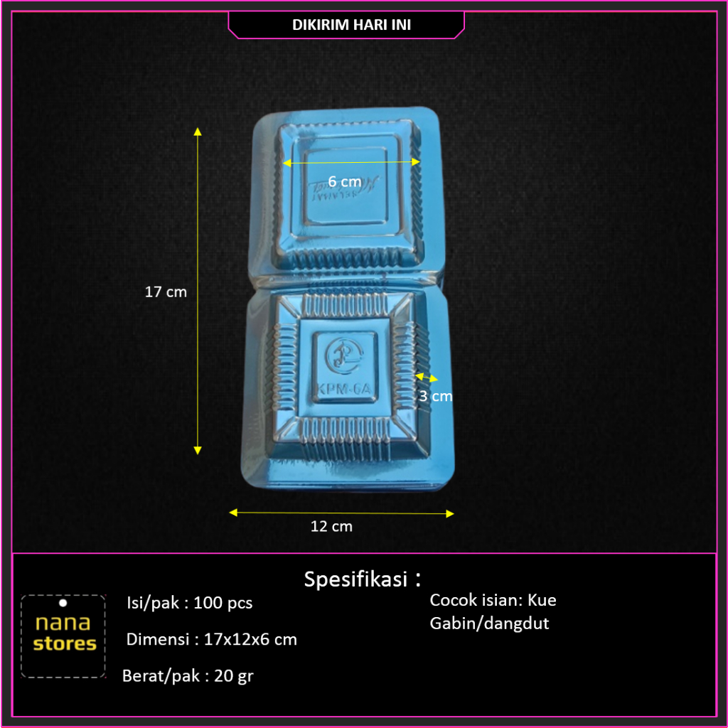 MIKA 6 | Plastik mika model trey, mika kue, mika nasi kuning