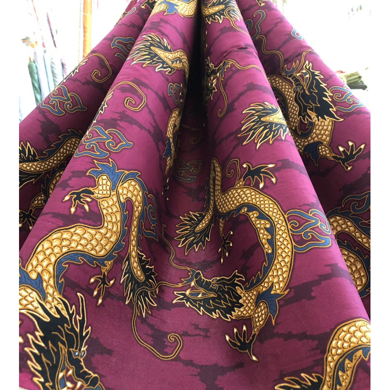 Cotton Batik Naga Motif