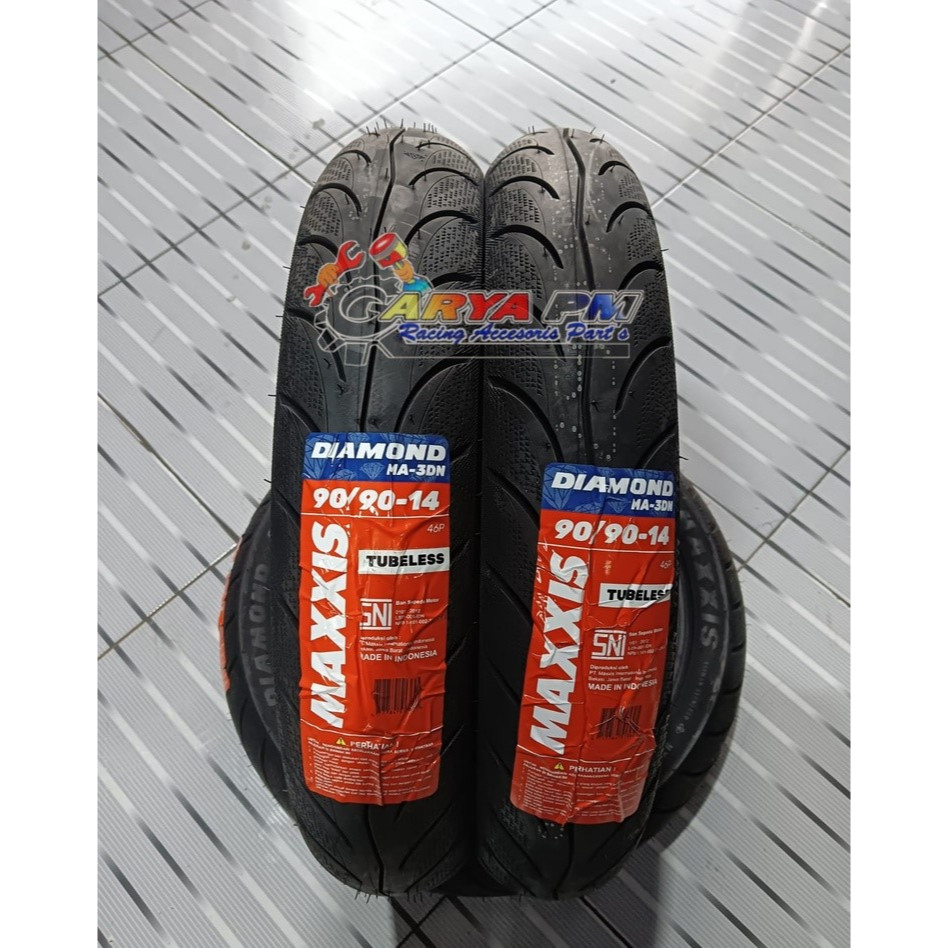 BAN LUAR TUBELLES MAXXIS DIAMOND 100/80-14 90/90-14 80/90-14 RING 14