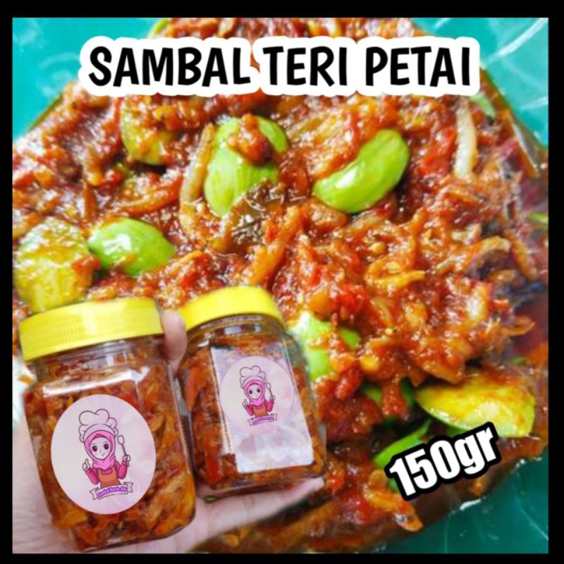 

[150gr] Sambal Teri Pete Bunda Alfi