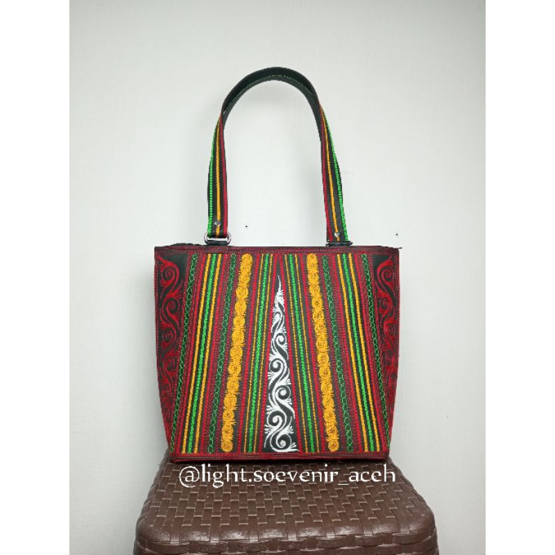 Hand Bag Khas Aceh/Tas Bahu Bordir Aceh/Tote Bag Asli Bordiran Aceh/Tas Wanita Jinjing Khas Aceh/Tas