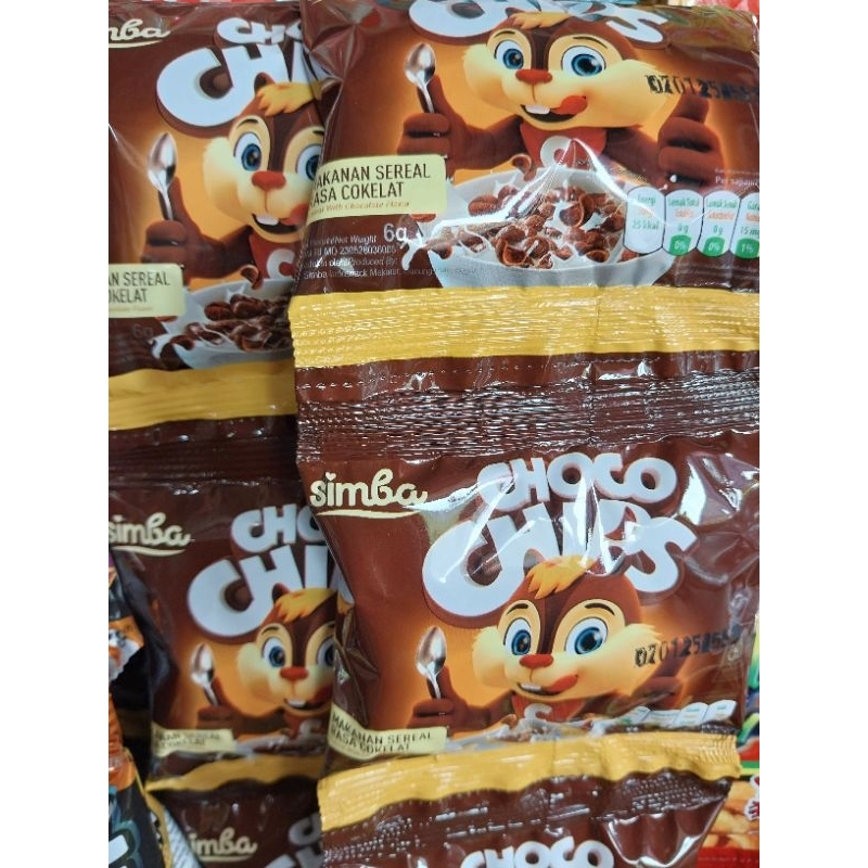 

Simba choco chips 6gr renteng isi 10pcs