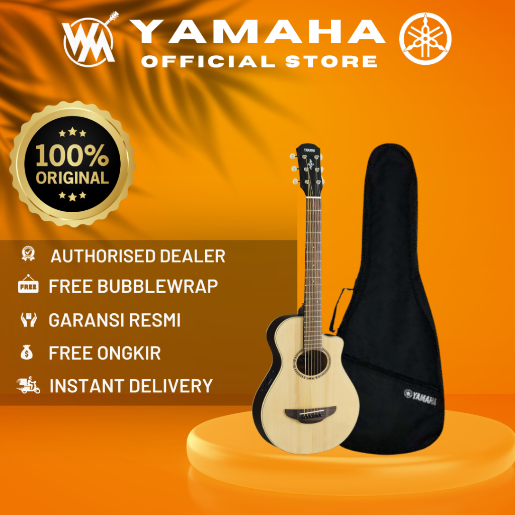 Yamaha Gitar Akustik Elektrik (3/4) APX T2 / APXT2 / APX-T2 - NT+ Softcase