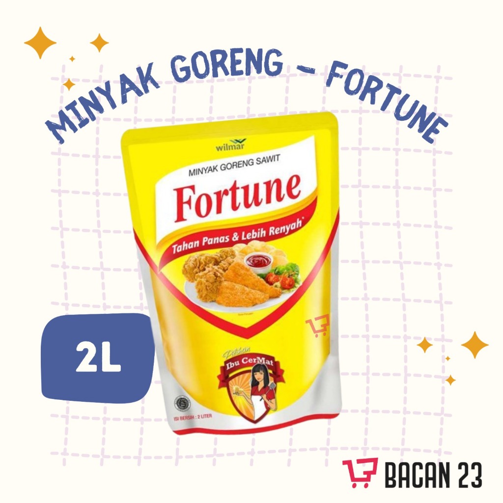 

Minyak Goreng Fortune Refill (2 liter) / Minyak Goreng Pouch - Minyak Goreng Sawit / Wilmar