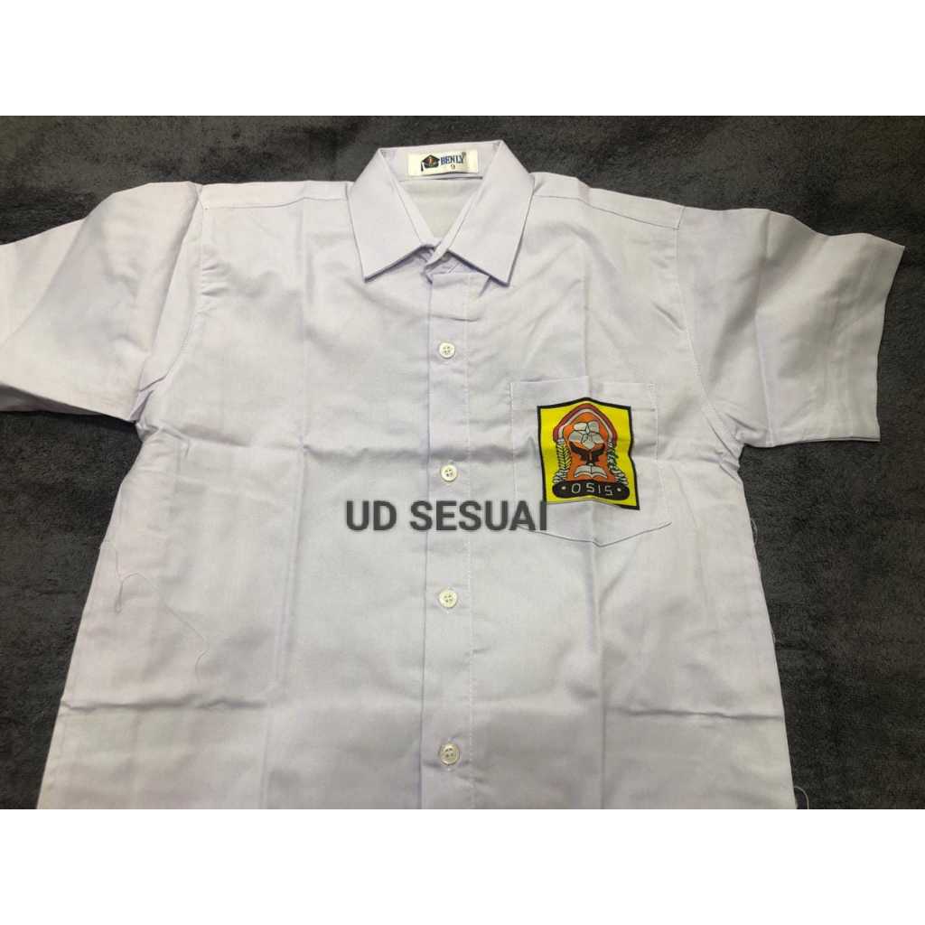 Seragam Sekolah BENLY Original Baju/Kemeja SMP Lengan Pendek (Bahan SWESI/CYC)