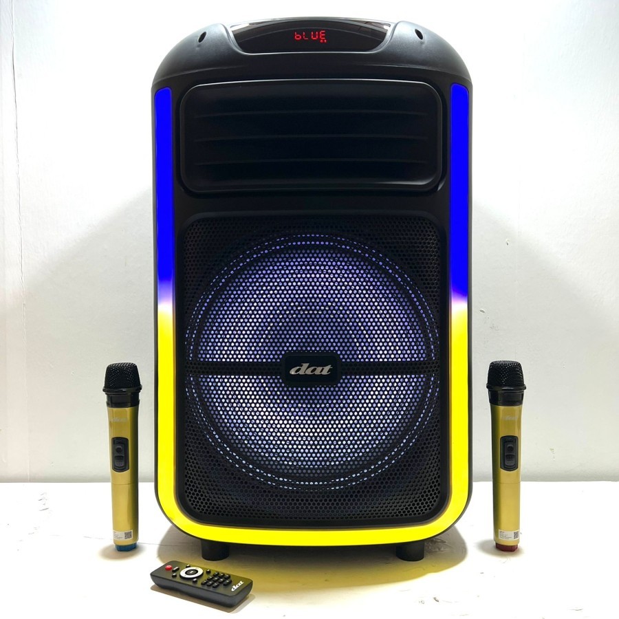 Speaker Portable Wireless Dat DT 1501 Turbo Original 15 inch
