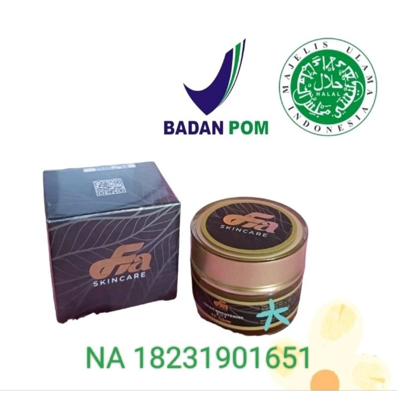 Cream Krim Brightening Af Glow Fia SkinCare Anti Aging DNA SALMON