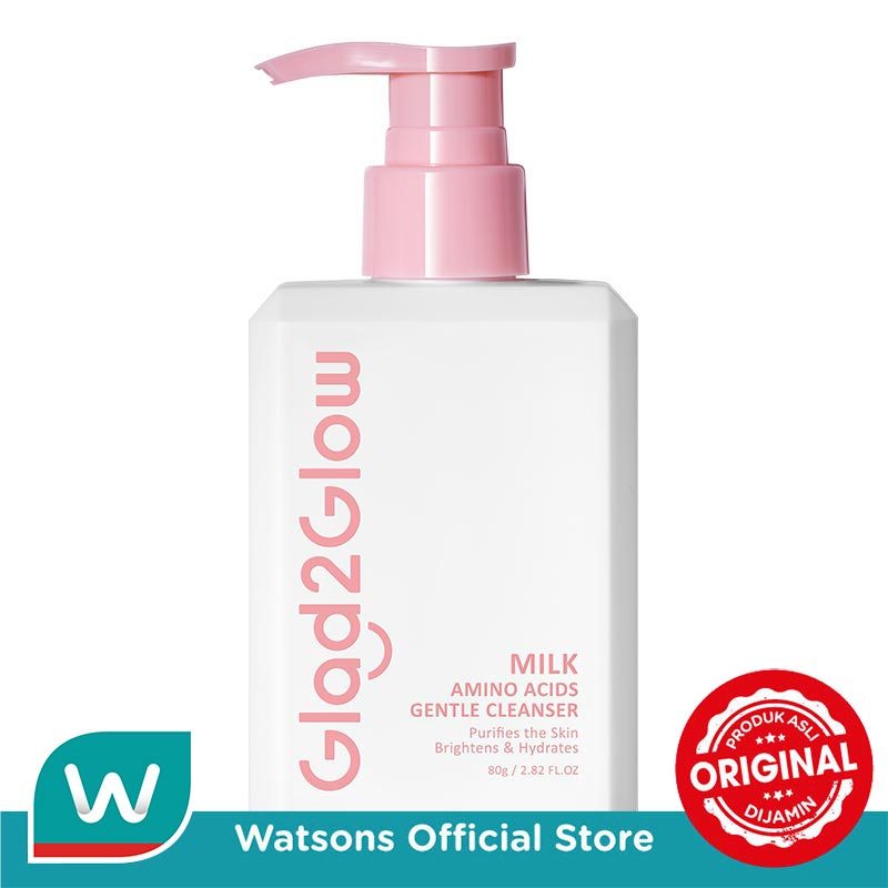 Glad2Glow Milk Amino Acids Gentle Cleanser 80g