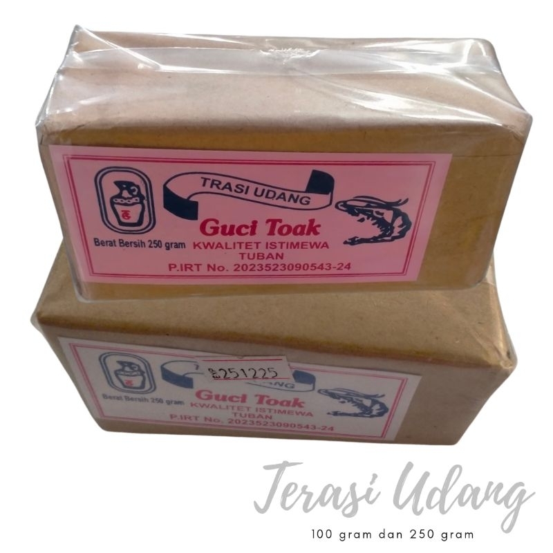 

Terasi Udang Guci Toak Asli Tuban